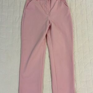 Express Light Pink Straight-Leg Pants
